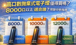 高口數拋棄式電子煙值得買嗎1